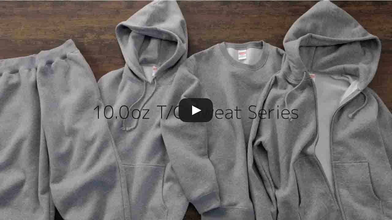 United Athle 5618-01 10.0oz T/C 抓毛連帽衞衣 1 youtube showroom