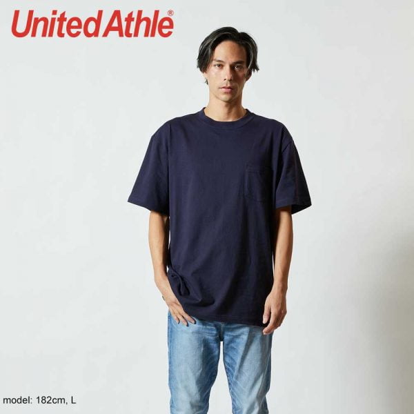 United Athle 5006-01 5.6oz 全棉有袋T恤