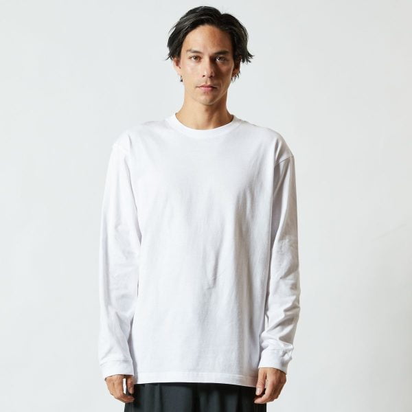 United Athle 5011-01 5.6oz 全棉長袖T恤 | 顏色:White