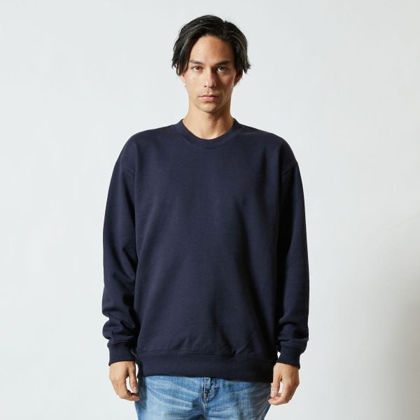 United Athle 5044-01 10.0oz 純棉魚鱗布衛衣 | 顏色:Navy