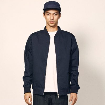United Athle 7079-01 T/C 棒球外套 顏色:Navy