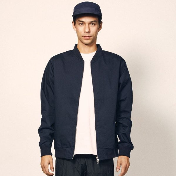 United Athle 7079-01 T/C 棒球外套 顏色:Navy