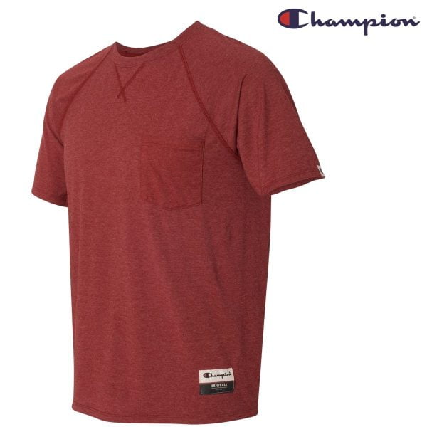 Champion AO250 復刻版軟洗有袋 T 恤 (美國尺碼)