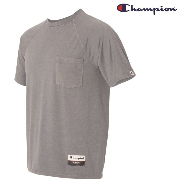 Champion AO250 復刻版軟洗有袋 T 恤 (美國尺碼)
