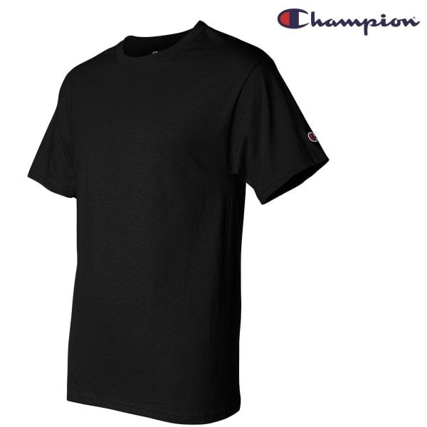 Champion T425 成人 T 恤 (美國尺碼) - Black