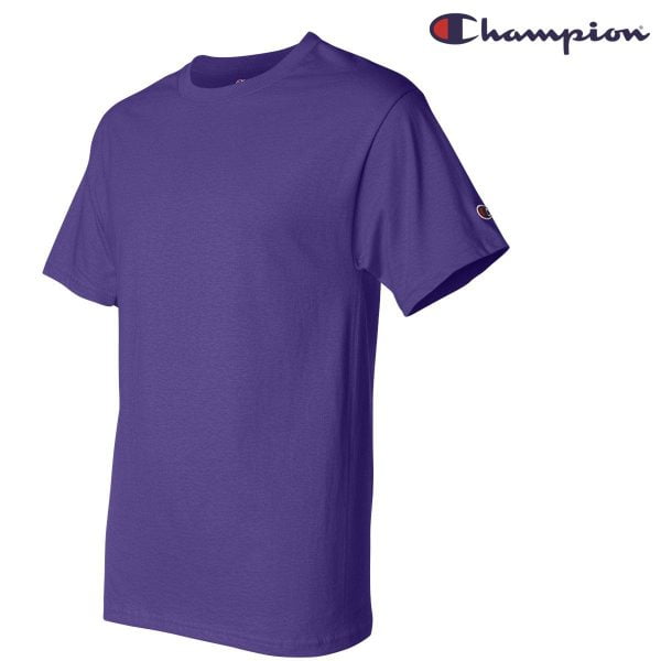 Champion T425 成人 T 恤 (美國尺碼) - Purple