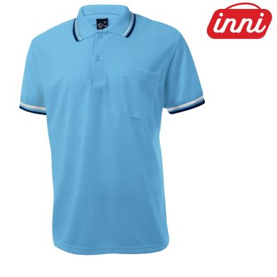 INNIMR 1NH05 4.3oz 亮格短袖吸濕排汗 POLO 衫 (Unisex)