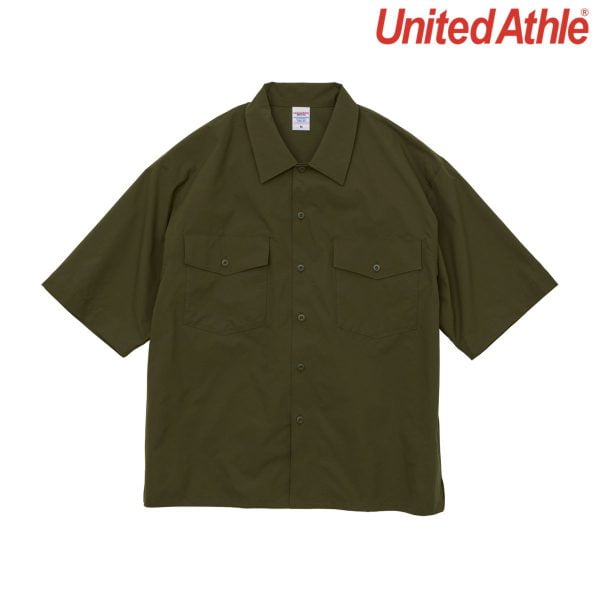 United Athle 1801-01 多功能 微型防撕裂材質 寬鬆落肩襯衫