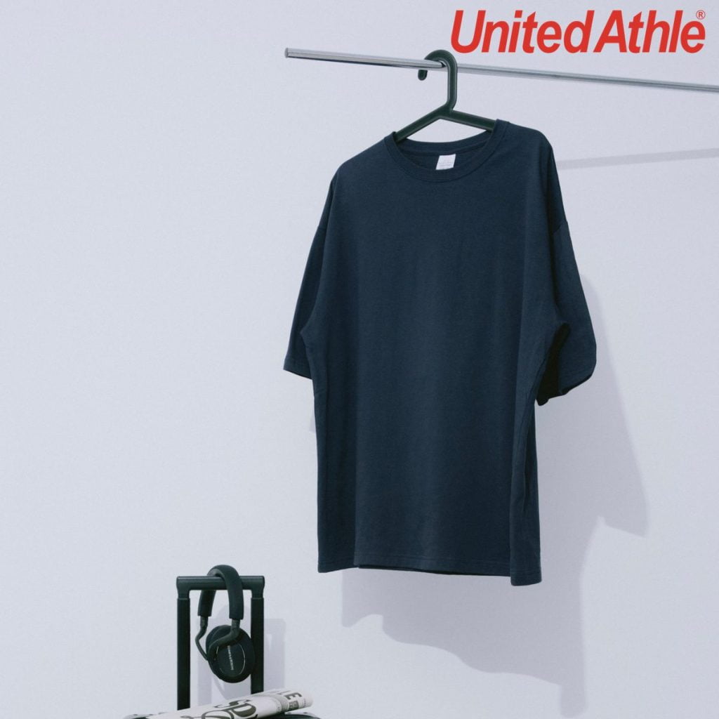 United Athle 5508-01 5.6oz 頂級圓領柔棉 落肩寬版T恤