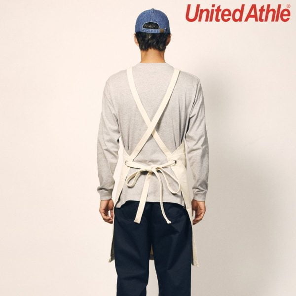 United Athle 1384-01 Washed Canvas and Twill Apron (Cloth)