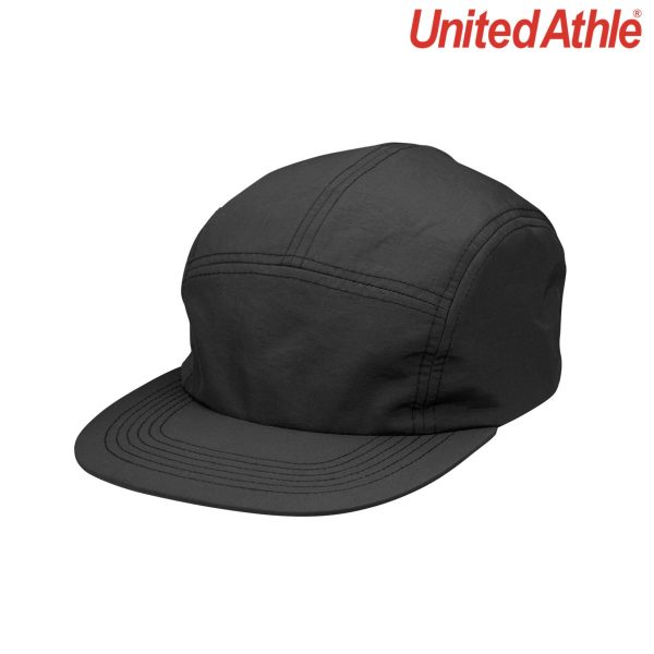 United Athle 9672-01 尼龍噴氣帽 Black 0002 Size:Free