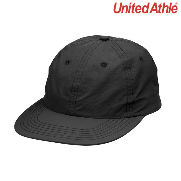 United Athle 9673-01 尼龍棒球帽 Black 0002 Size:Free