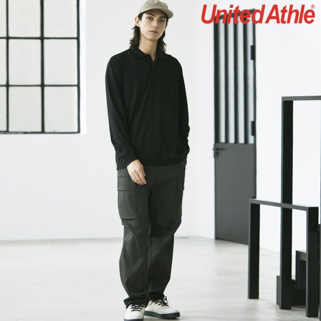 United Athle 2024-01 4.7oz 快乾長袖 Polo（附口袋）