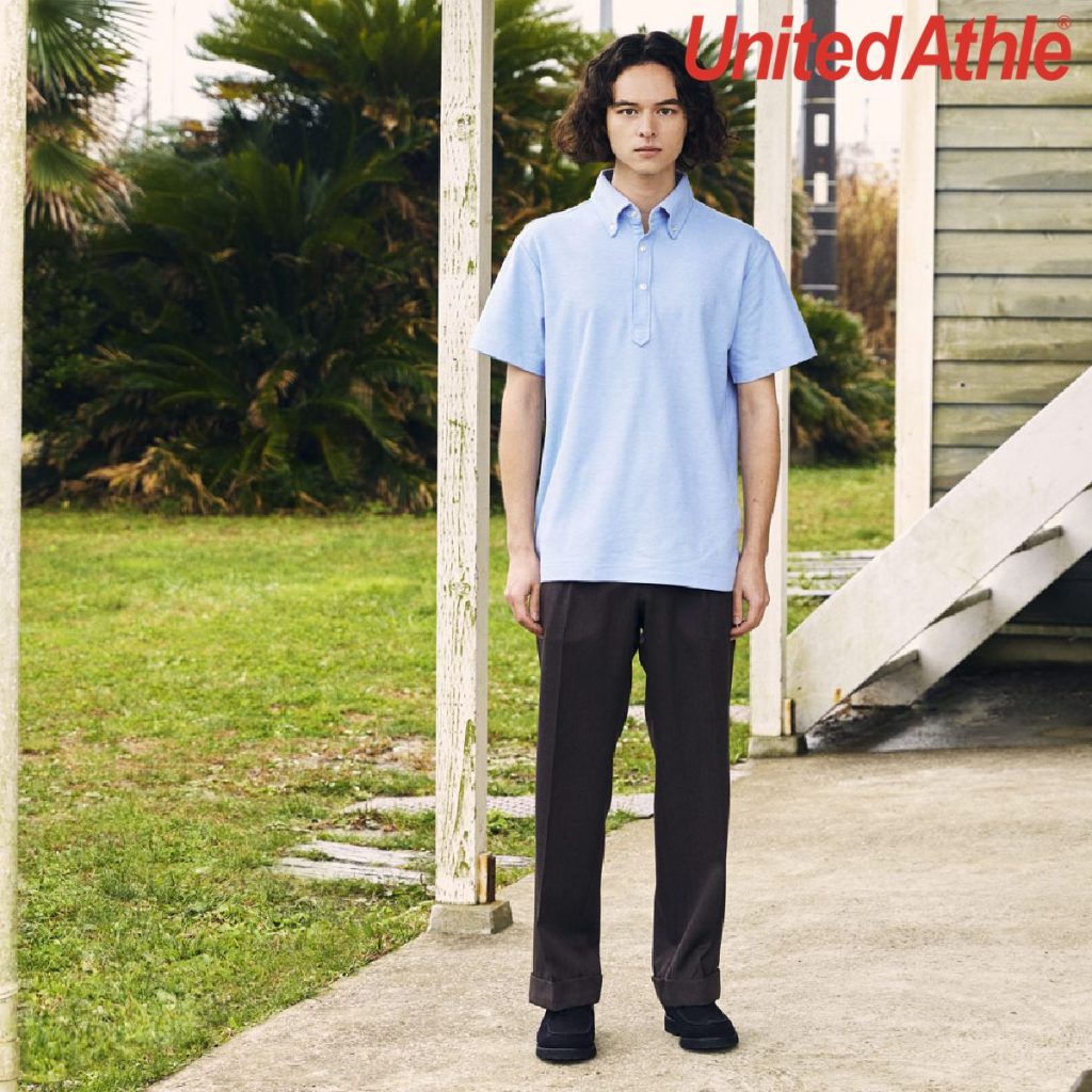 United Athle 5052-01 5.3oz Dry Kanoko 羈扣翻領 Polo 衫