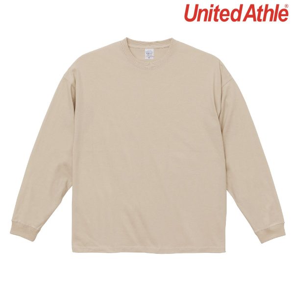 United Athle 5509-01 5.6oz 頂級圓領柔棉 落肩寬版長袖T恤