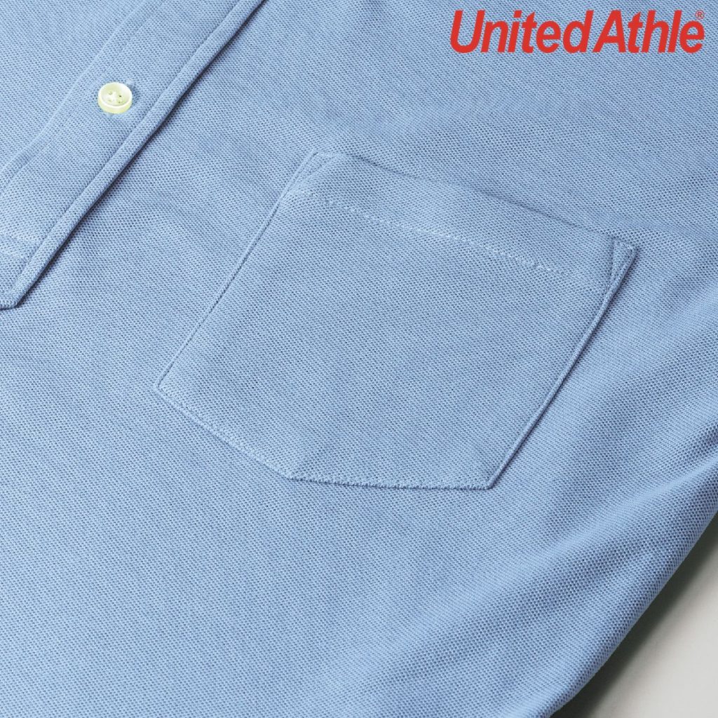 United Athle 5051-01 5.3oz Dry Kanoko 羈扣翻領有袋 Polo 衫