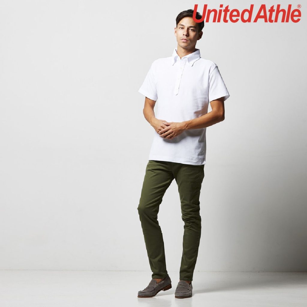United Athle 5052-01 5.3oz Dry Kanoko 羈扣翻領 Polo 衫