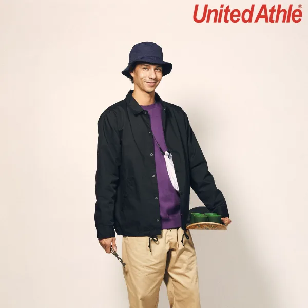 United Athle 7448-01 T/C 教練外套（有襯裡）