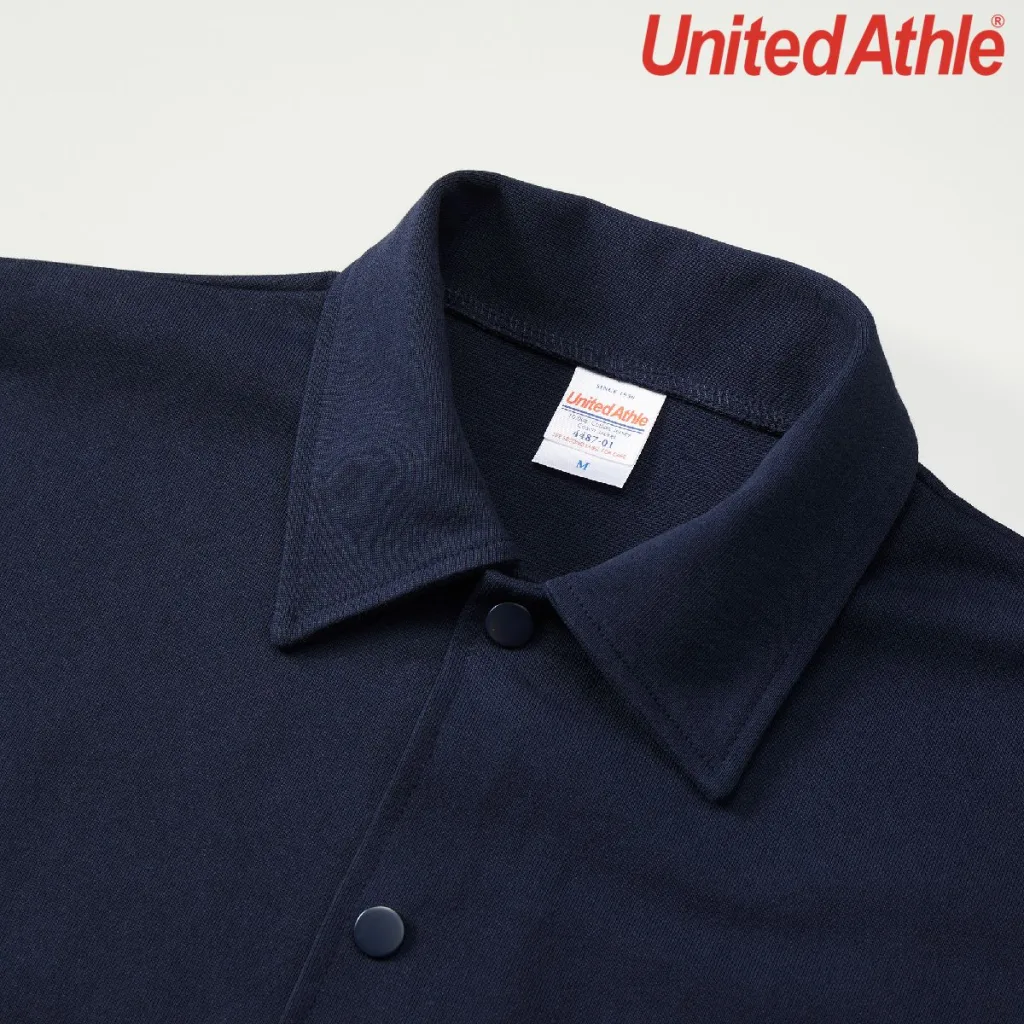 United Athle 4487-01 10.0oz Cotton Jersey Coach Jacket