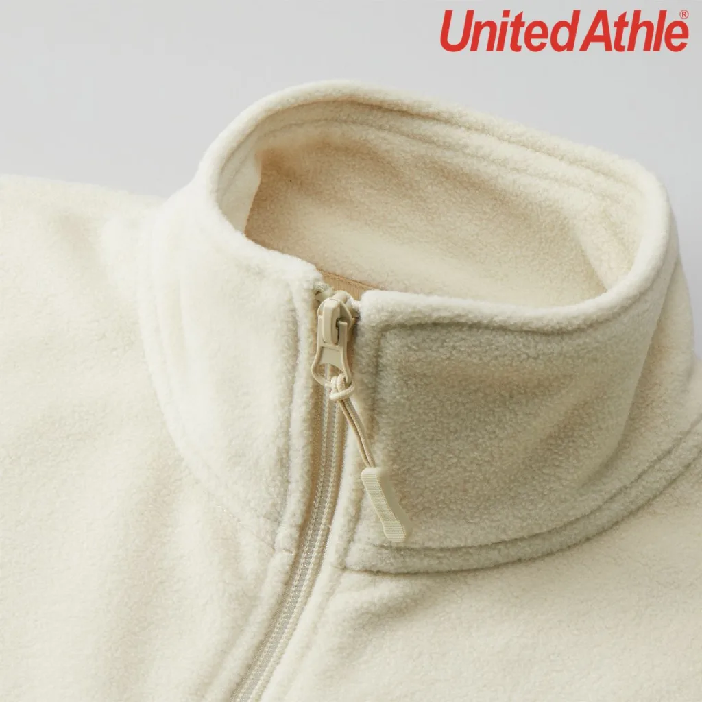 United Athle 7097-01 Microfleece Fullzip Stand Jacket (Single Layer)