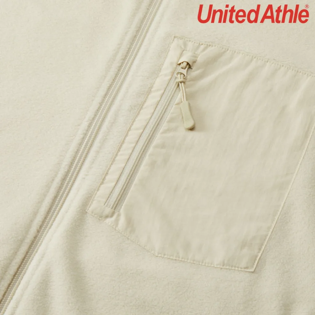 United Athle 7097-01 Microfleece Fullzip Stand Jacket (Single Layer)