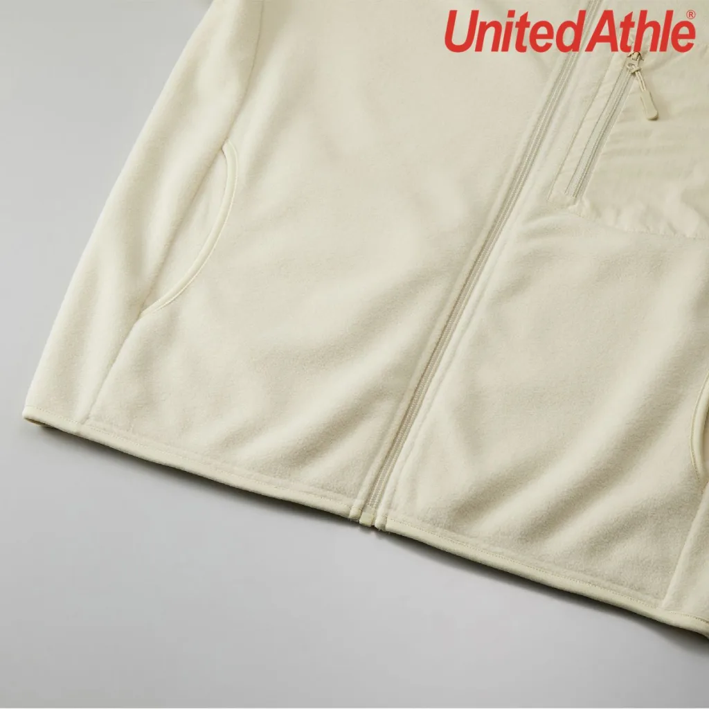 United Athle 7097-01 Microfleece Fullzip Stand Jacket (Single Layer)