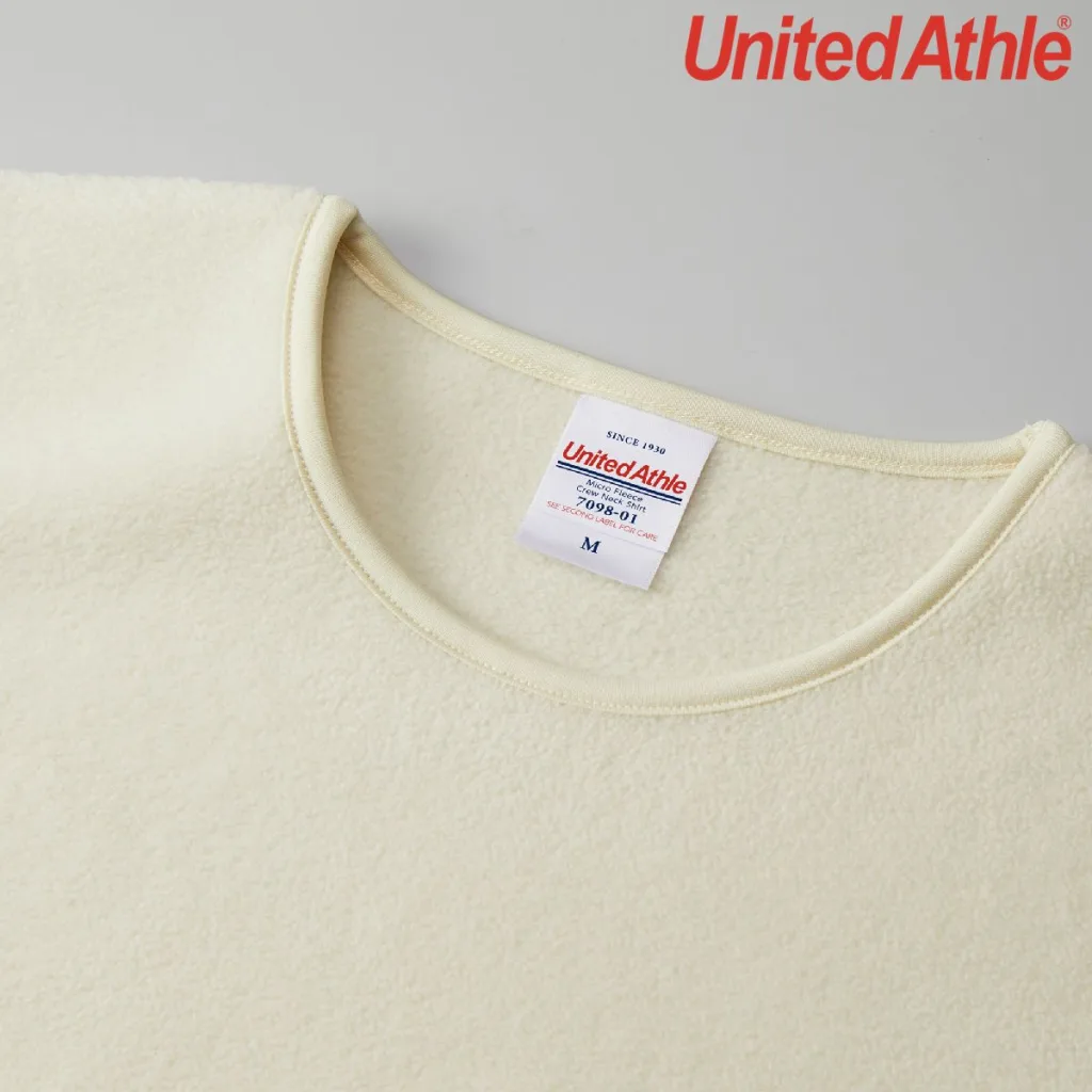 United Athle 7098-01 Microfleece Crewneck Shirt (Single Layer)