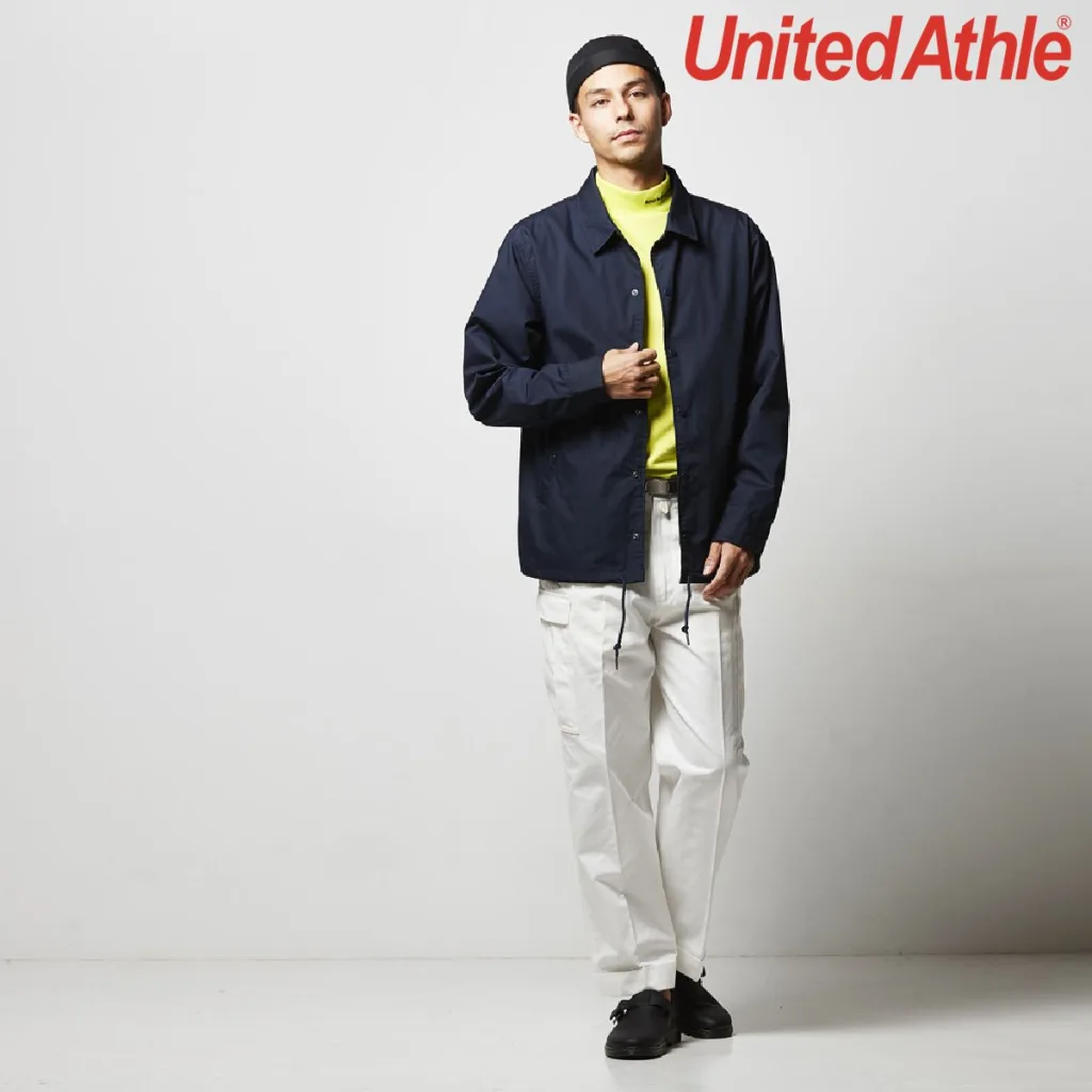 United Athle 7448-01 T/C Coach Jacket (with lining)