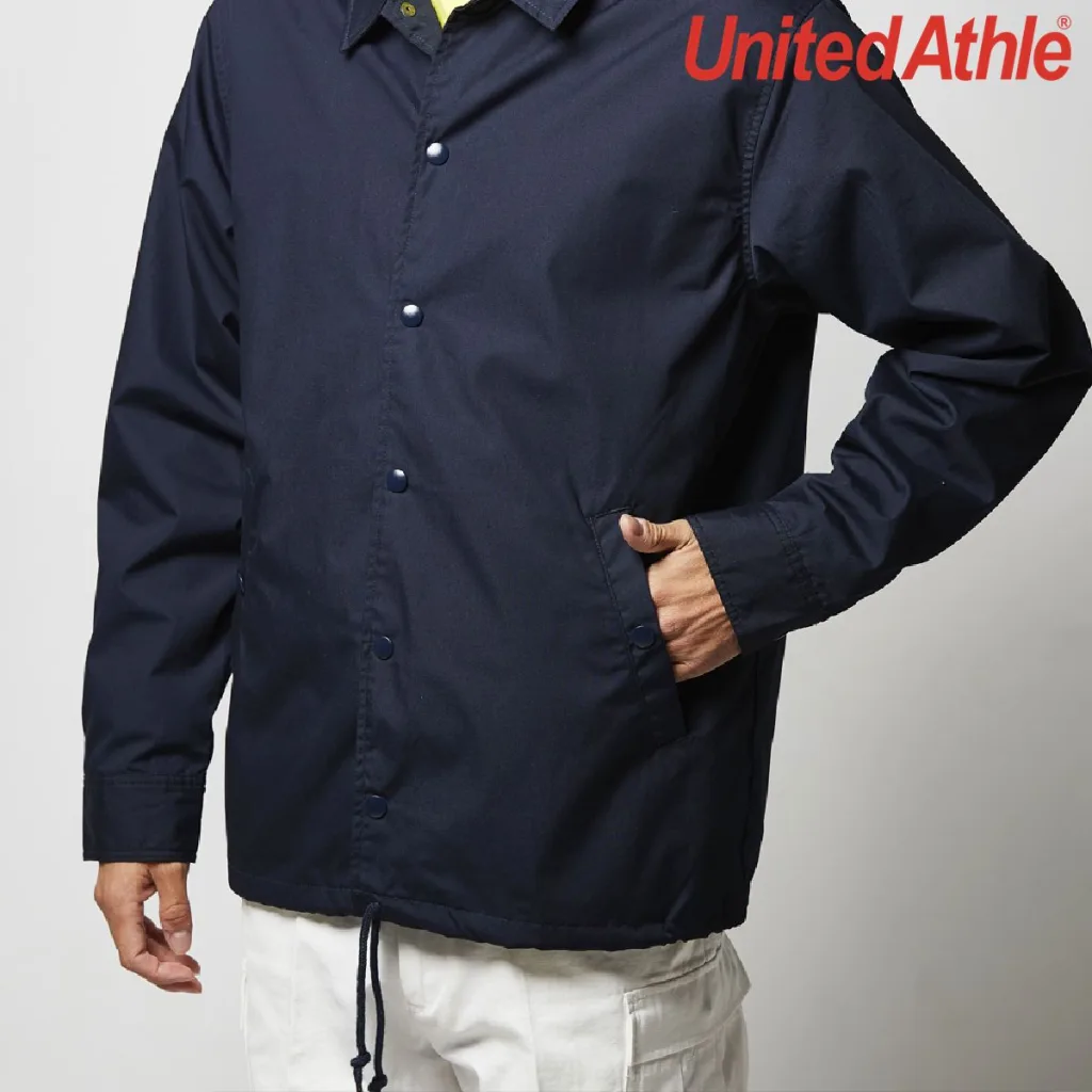 United Athle 7448-01 T/C Coach Jacket (with lining)