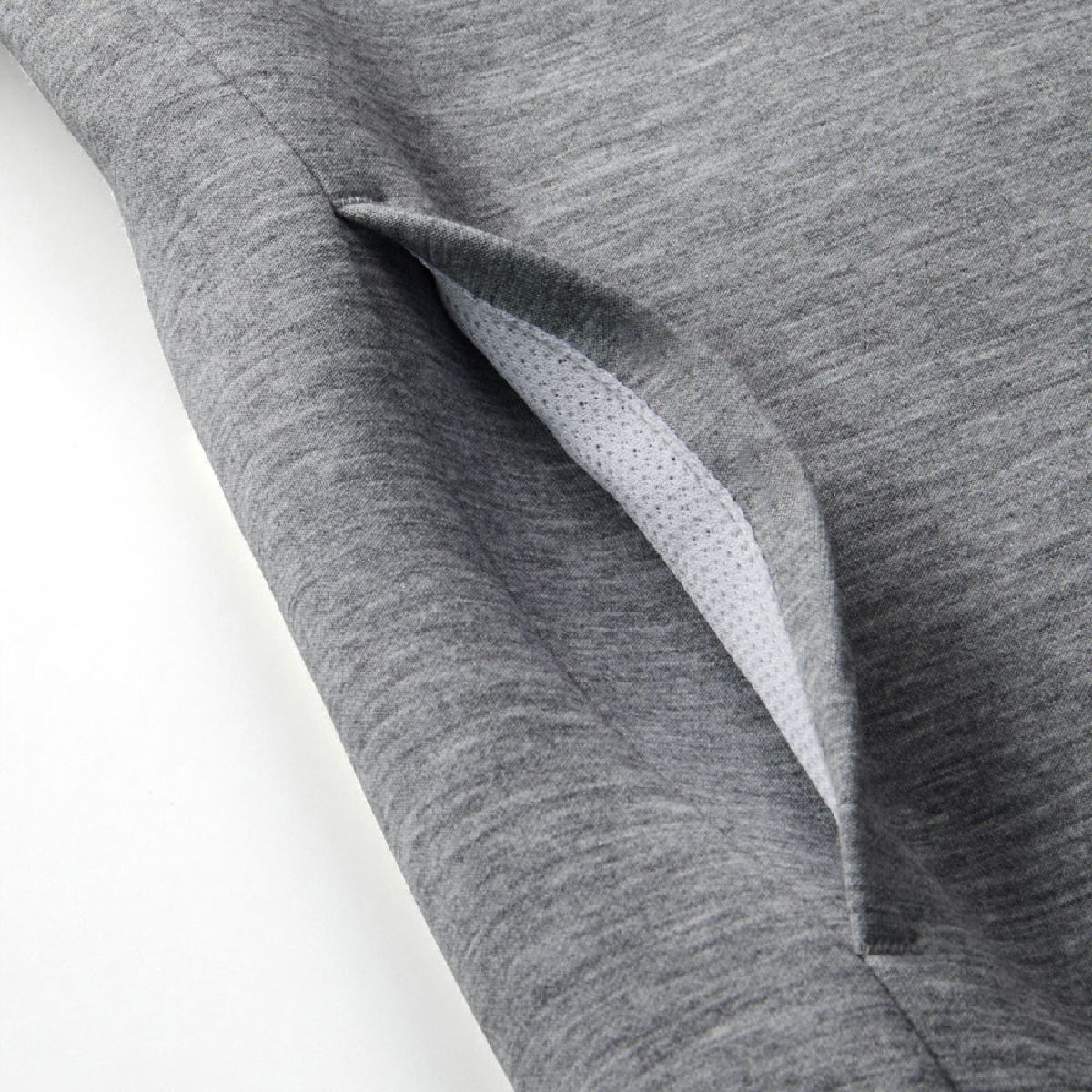 United Athle 2291-01 9.4oz T/R 卡板織拉鍊外套 15 希瑟·格雷(Heather Gray)使用白色網眼