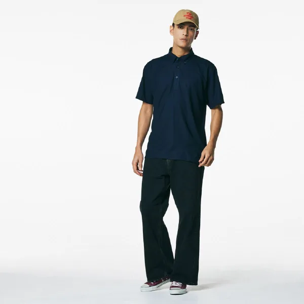 United Athle 2022-01 4.7oz 高機能吸濕排汗網眼快乾羈扣翻領 Polo 衫