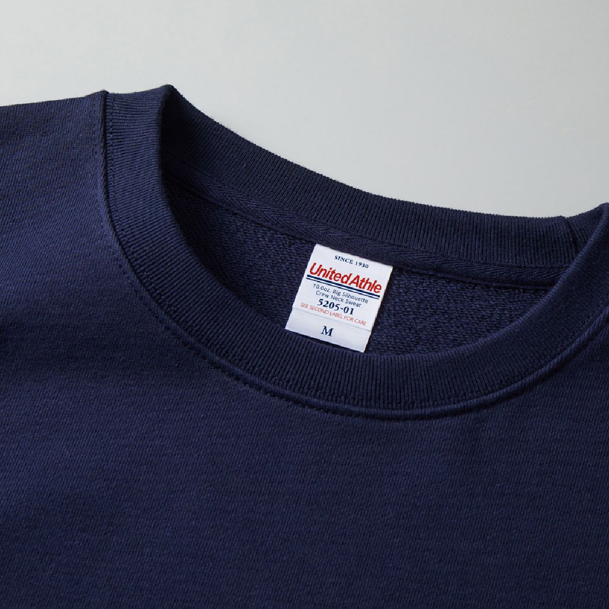 United Athle 5205-01 10.0oz 寬版魚鱗布圓領衛衣