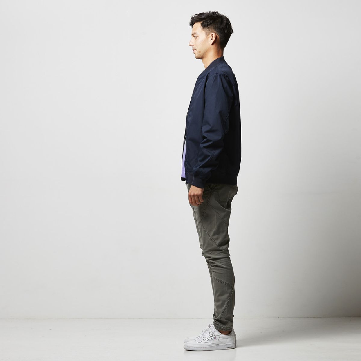 高度182厘米L尺寸側剪影