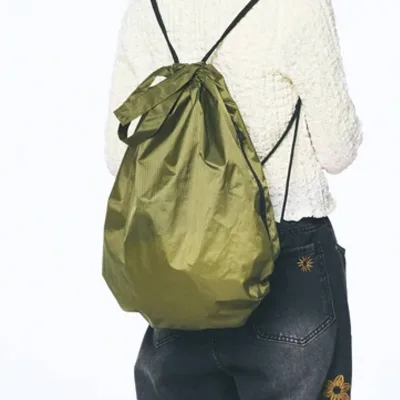 United Athle 1419-01 輕量尼龍防撕裂健身束口袋