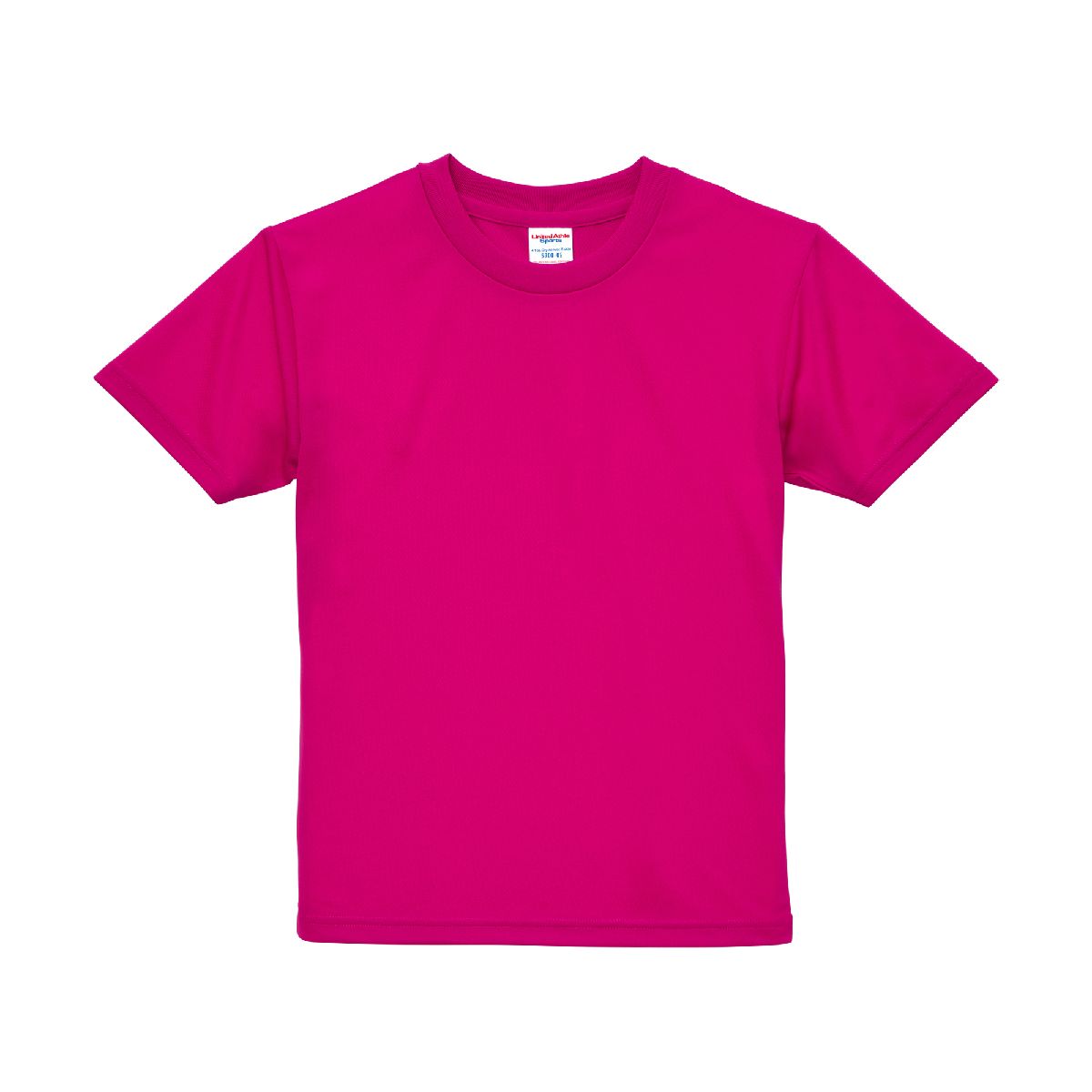 United Athle 5900-02 4.1oz Dry Athletic 童裝快乾運動T恤 4 United Athle 5900-02 Tropical Pink 0511 Size:160