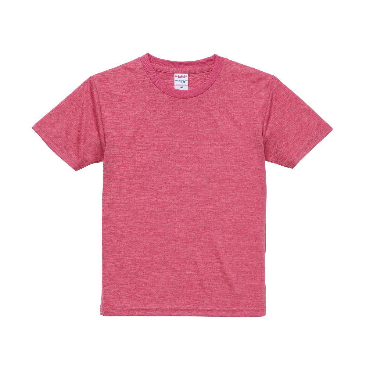 United Athle 5900-02 4.1oz Dry Athletic 童裝快乾運動T恤 2 United Athle 5900-02 Heather Pink 0718 Size:160