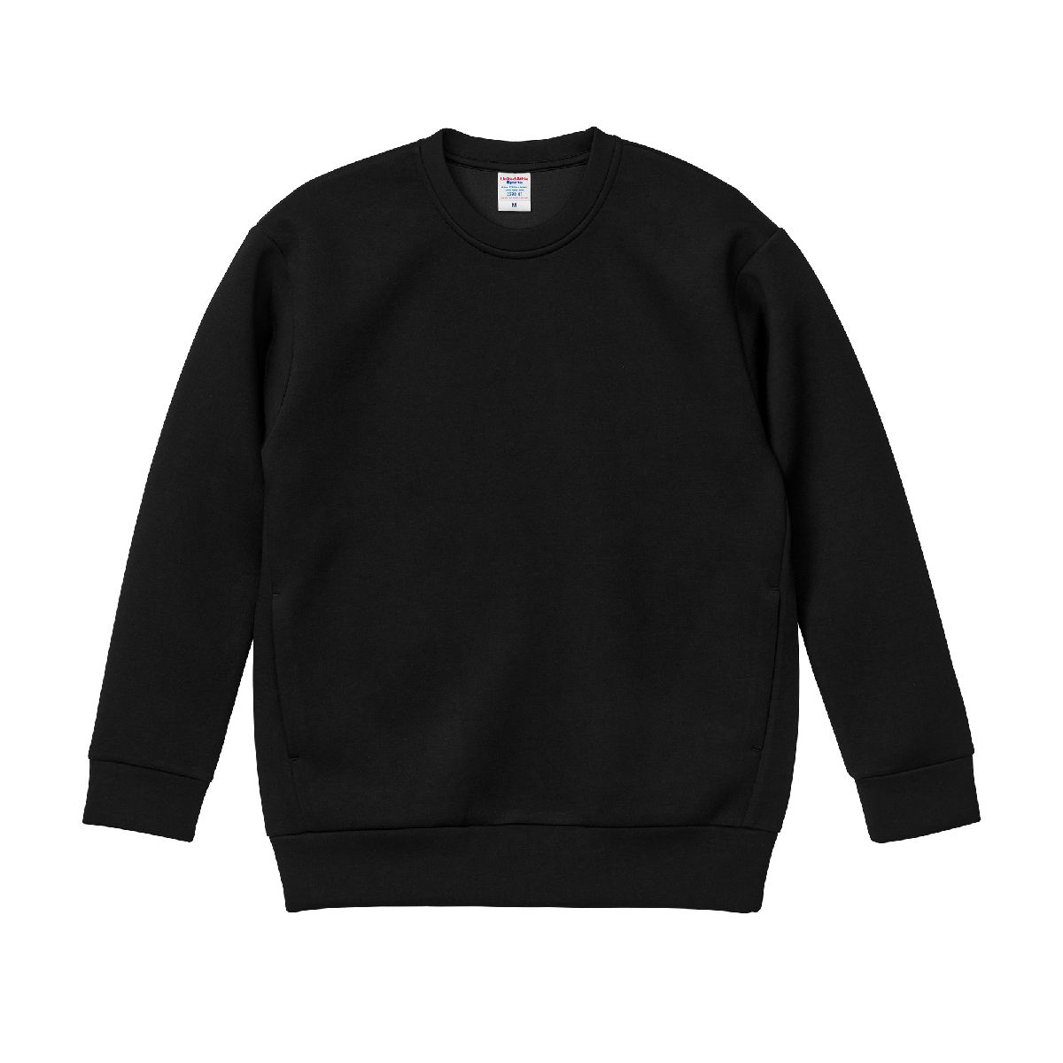 United Athle 2290-01 9.4 oz T/R 空氣感針織圓領衫 5 United Athle 2290-01 Black 0002 Size:2XL