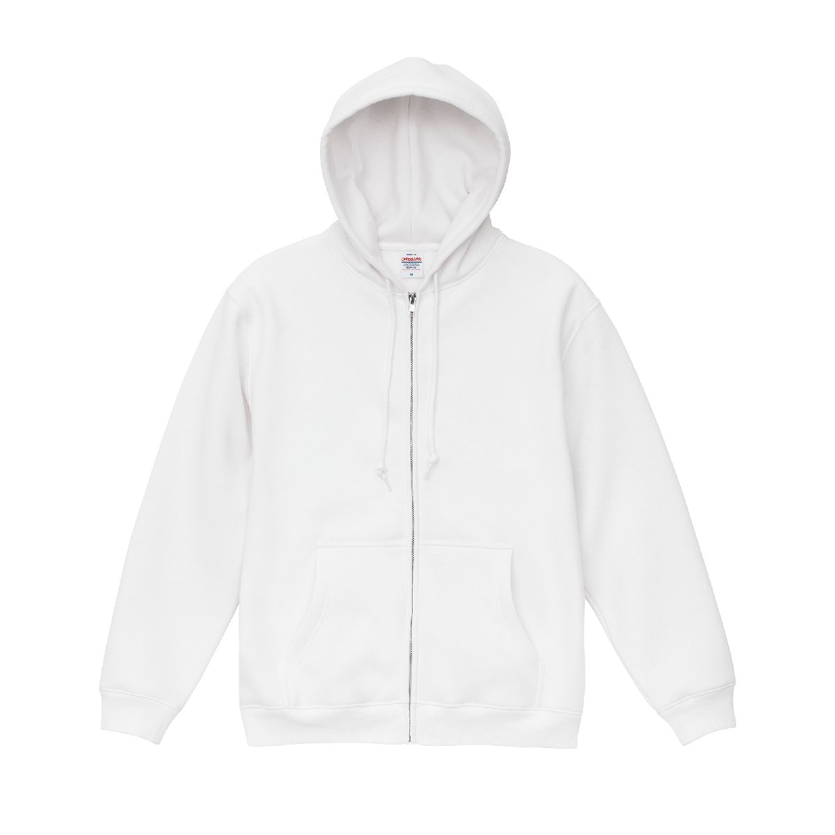 United Athle 5385-01 8.3oz T/C 混紡抓毛拉鍊連帽衞衣 4 United Athle 5385-01 White 0001 Size:2XL