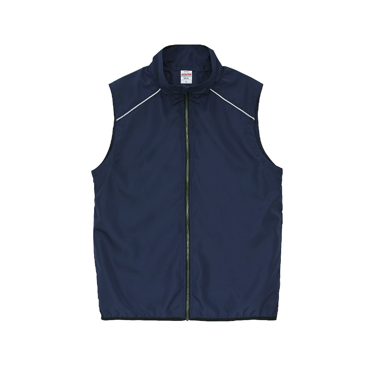 United Athle 7082-01 環保再生聚酯反光立領背心 5 United Athle 7082-01 Navy 0086 Size:2XL