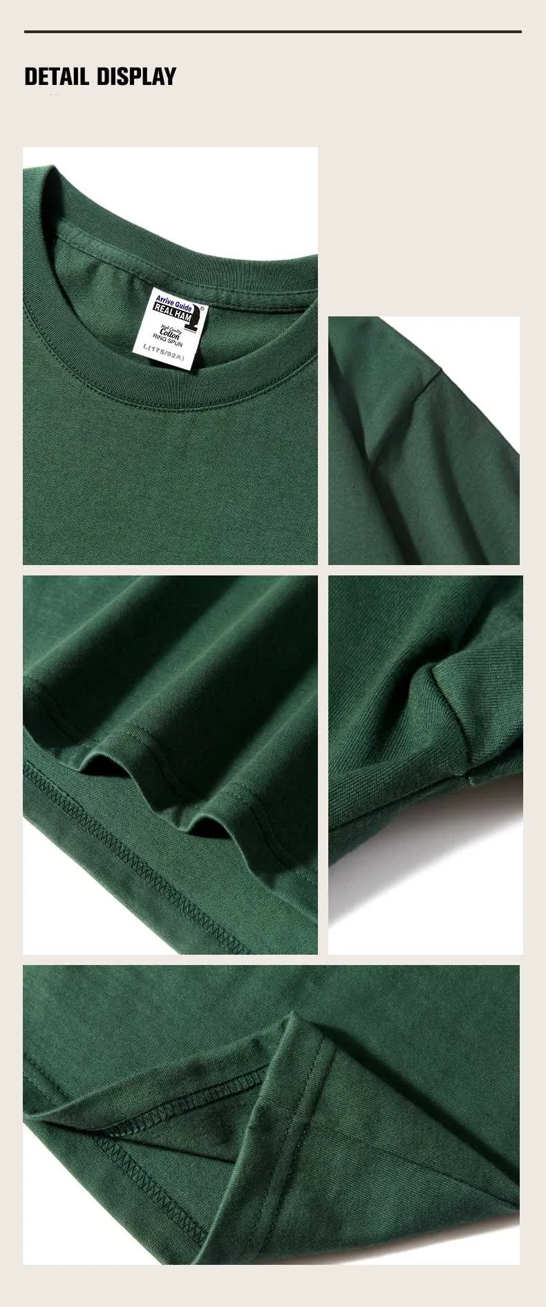 Arrive Guide 7.1oz AG20202 (240g) 重磅真锤子 Unisex T恤